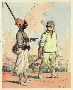 Civilised: Cartoon, In the prison camp, WW1