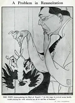 Resuscitation: Cartoon, A Problem in Resuscitation, WW1
