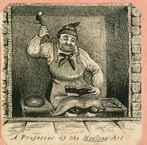 Cobbler: Cartoon, A Professer of the Healing Art
