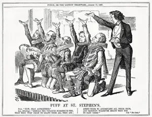 Doublet: Cartoon, Puff at St Stephen's (Disraeli)