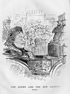 Cheering: Cartoon, The Queen and the Bar (Gaiety)