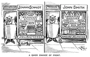 Pork: Cartoon, A Quick Change of Front (WW1)