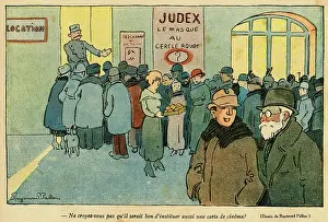 Masque: Cartoon, Rationing for the cinema? WW1