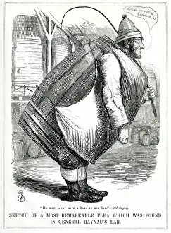 Assaulted: Cartoon, Most Remarkable Flea... General Haynau's Ear