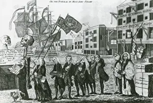 Repeal: Cartoon, Repeal of the Stamp Act