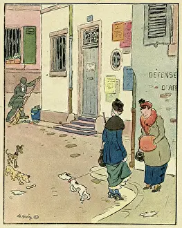 Neighbours: Cartoon, Replacing the maid, WW1