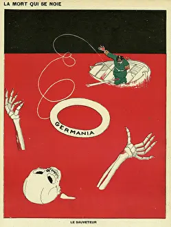 Rescuer: Cartoon, The Rescuer, WW1