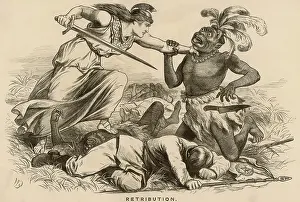 Zulus: Cartoon, Retribution (Britannia and Cetewayo)
