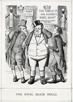 Conservatives: Cartoon, The Rival Black Dolls (India Bill)
