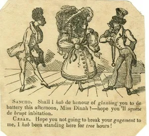 Stereotype: Cartoon, rivalry between Sancho and Caesar