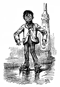 Enjoys: Cartoon, roller-skating urchin