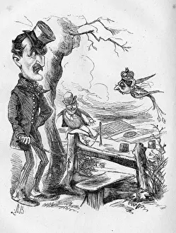 Patronage: Cartoon, Royal Bird Catchers
