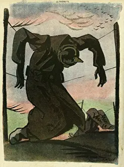 Scarecrow: Cartoon, The scarecrow, WW1