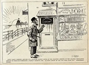 Stationer: Cartoon, Seaside Lending Library