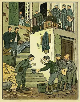 Cheap: Cartoon, A sensitive man, WW1
