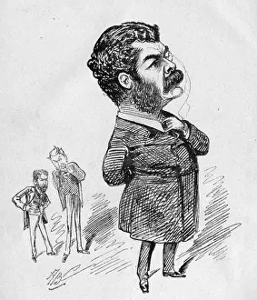 Carte: Cartoon of Sir Arthur Sullivan, composer