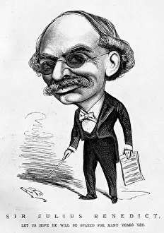 Entracte: Cartoon, Sir Julius Benedict, composer and conductor