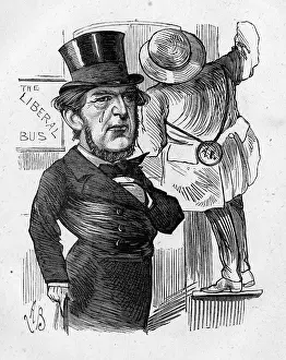 Parliamentary: Cartoon, Sir William Vernon Harcourt, Home Secretary
