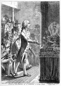 1802: Cartoon, Sketch of the Interior of St Stephens