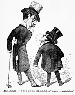 Fedora: Cartoon of Squire Bancroft and J L Toole