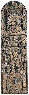 Wash: Cartoon for St. Hubert by Harry Clarke
