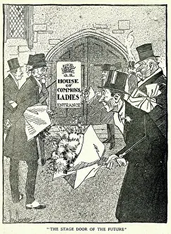 Edited: Cartoon, The Stage Door of the Future