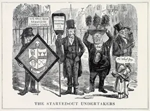 Impoverished: Cartoon, The Starved-Out Undertakers