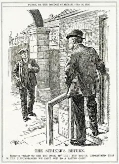 Strikers: Cartoon, The Striker's Return (General Strike 1926)