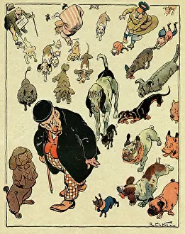 Diabetic: Cartoon, The sugar crisis, WW1