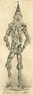 1833: Cartoon, Tailors make a Man