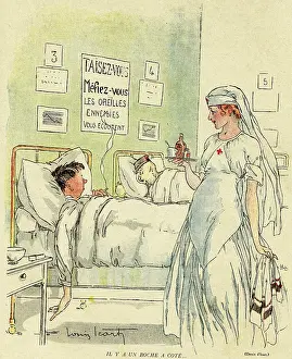 Hear: Cartoon, There's a German in the next bed, WW1