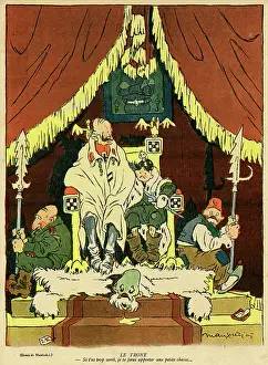 Situation: Cartoon, The Throne, WW1