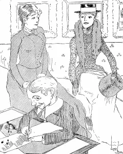 Pears: Cartoon titled Applied Psychology