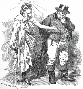 Commentary: Cartoon titled The usual British attitude