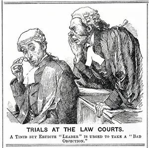 Barrister: Cartoon, Trials at the Law Courts