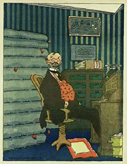 Draper: Cartoon, In trouble, WW1