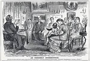 Interruption: Cartoon, An Unseemly Interruption 1881