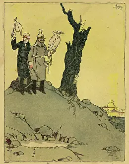 Deception: Cartoon, The useless trap, WW1