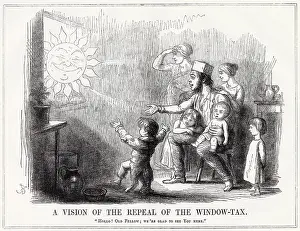 Repeal: Cartoon, A Vision of the Repeal of the window-tax