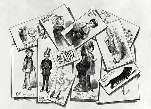 Carte: Cartoon, On a Visit