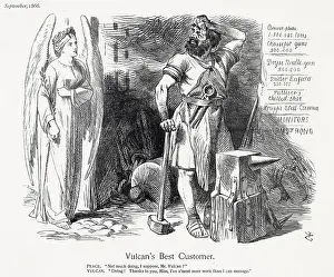 Anvil: Cartoon, Vulcan's Best Customer (Peace)