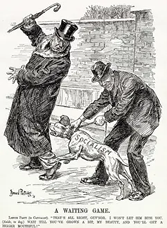 Warns: Cartoon, A Waiting Game (Socialism)