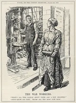 Ammunitions: Cartoon, The War Workers (WW1)