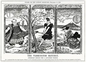 Cartoon, The Washington Hatchet
