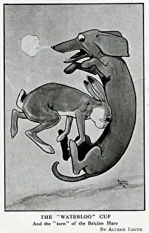 Thump: Cartoon, The Waterloo Cup, WW1