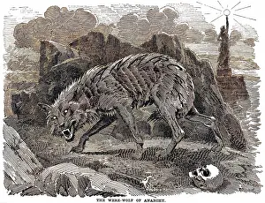Anarchism: Cartoon, The Were-Wolf of Anarchy