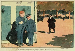 Cadets: Cartoon, We've been spotted, WW1