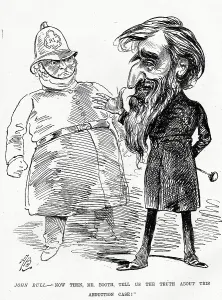 Entr: Cartoon, William Booth and John Bull