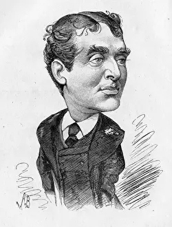 Songwriter: Cartoon of William J Florence, actor and writer