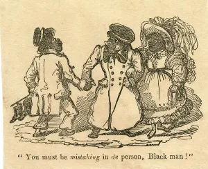 Stereotype: Cartoon, woman and two men